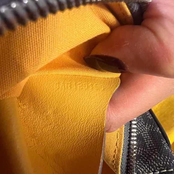 Goyard Monogram Logo Grey Senat MM Pouch Clutch - Picture 12 of 12